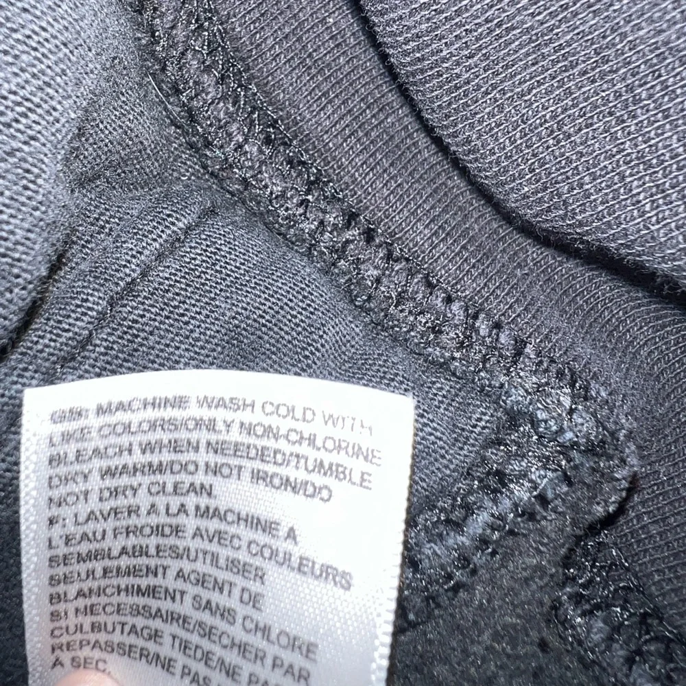THE NORTH FACE Trivert pullover hoodie w/ pockets, faded black, men’s size small
